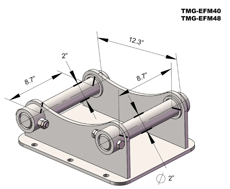 TMG-EFM40-1 HOOK WELDMENT KIT