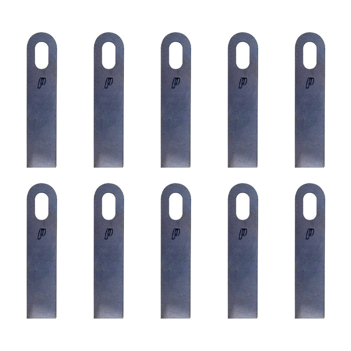 PERU05010058 Peruzzo Verticut Blades 135mm 1.6mm Thick Hardox for MOTOFOX, KOALA GROUND, KOALA PRO (Pack of 10)