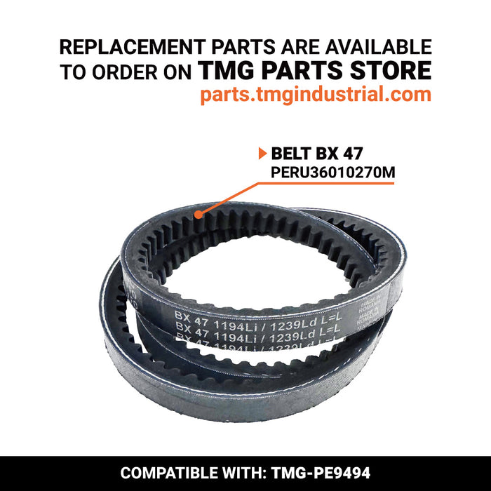 PERU36010270M Peruzzo Teeth Belt BX47 for ELK CROSS