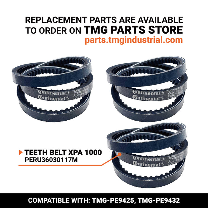 PERU36030117M XPA1000 Teeth Belt for FOX-S (Pack of 3)