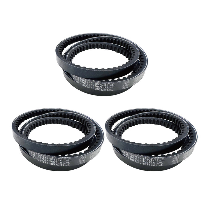 PERU36030131M Belt AX42 for Peruzzo TEG SPECIAL HD John Deere (Pack of 3)