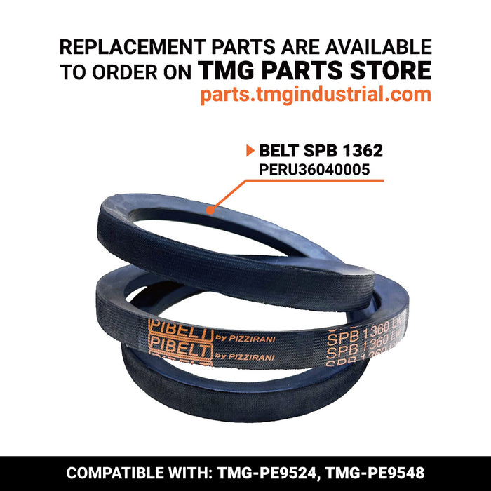 PERU36040005 Peruzzo SPB1362 Belt for Bull Super and Bull Reverse (Pack of1)