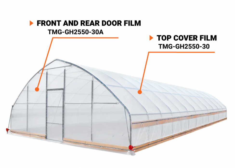 TMG-GH2550-30 Top cover (6 Mil clear EVA plastic film)