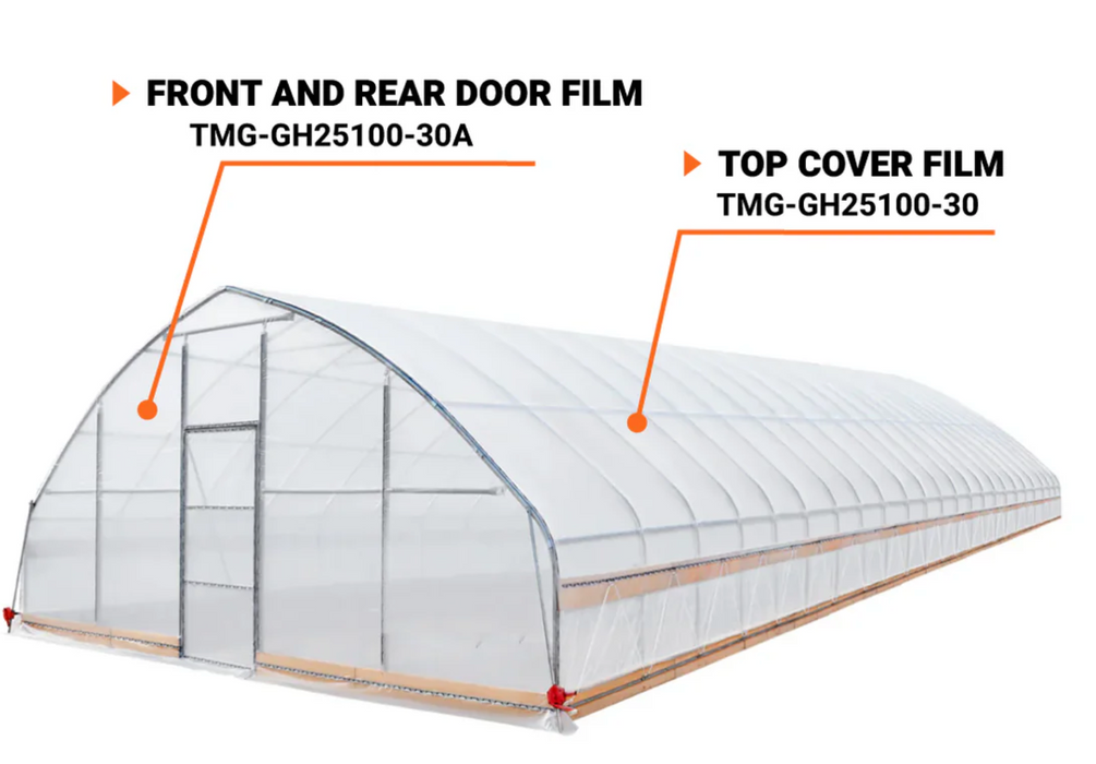 TMG-GH25100-30 Top cover (6 Mil clear EVA plastic film)