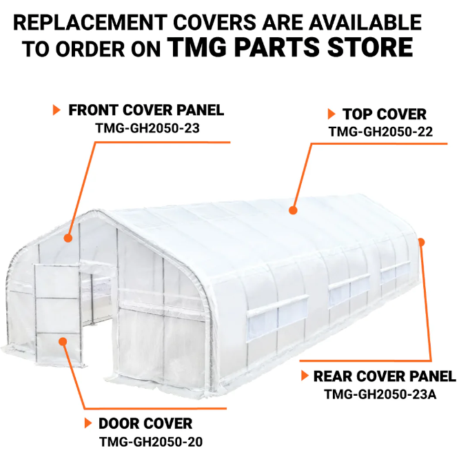 TMG-GH2050-22 Top cover (12 Mil Ripstop Leno Mesh PE180)