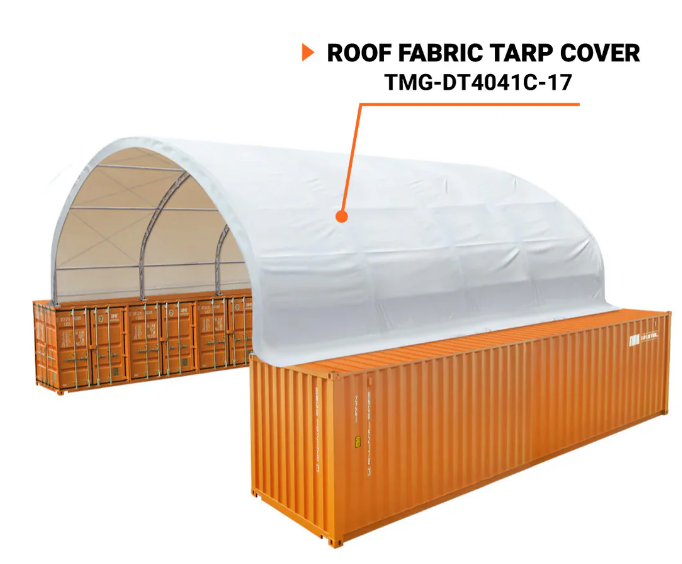 TMG-DT4041C-17 Roof top fabric tarp cover, 32oz PVC900 (upgraded)