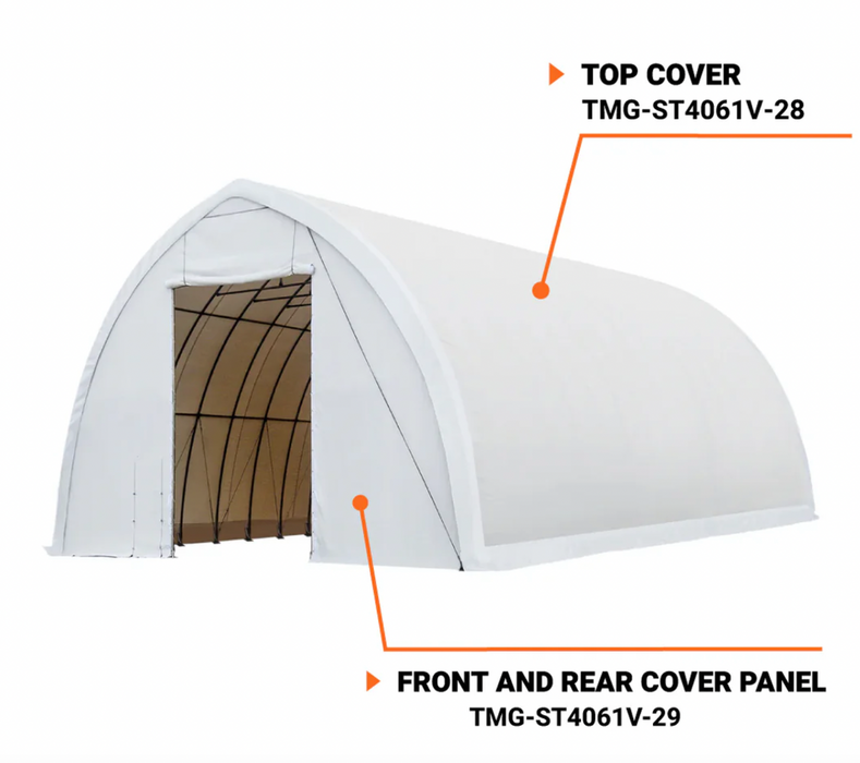 tarpen 28 TMG-ST4061V-28 Top cover (17oz PVC tarp) — TMG-Parts-US
