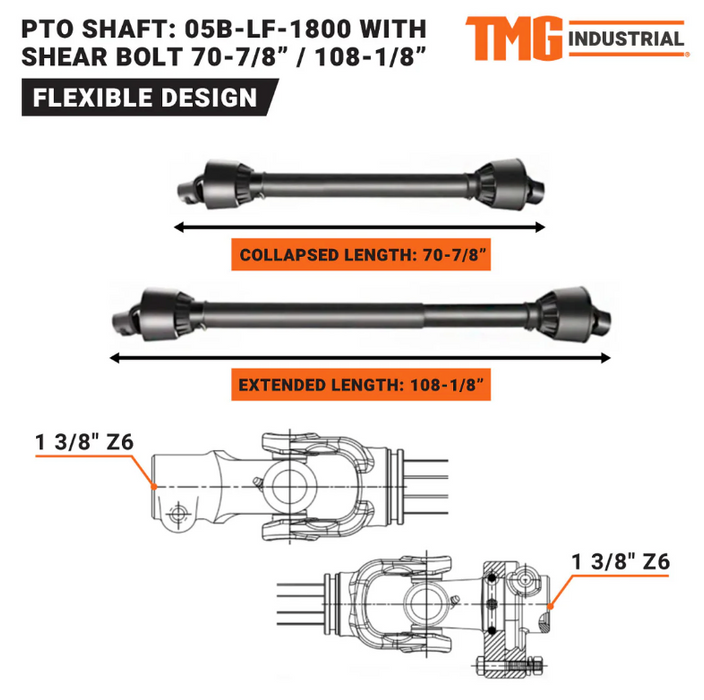 TMG-TFMO80/90 PTO Shaft