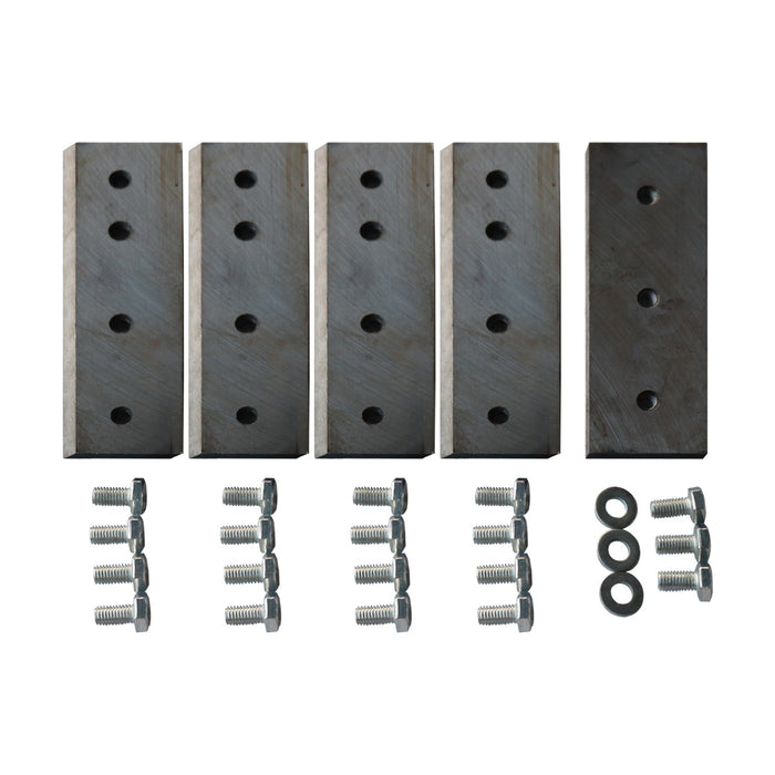 TMG-WC62S Rotor Blades and Ledger Blade Set, Pack of 5, Hardware Included