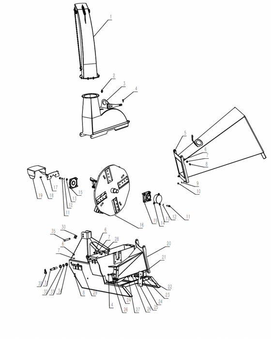 TMG-WC62-B1 Rotor Blade and TMG-WC62-21 Ledger Blade, Pack of 5, Hardware Included