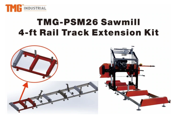 TMG-PSM26-4EX (4-Foot Extension track)