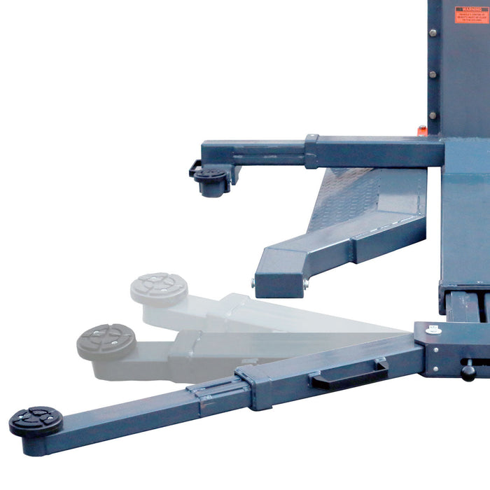 TMG-ALSP60 6000 LB Portable Single Post Auto Lift, 72'' Lifting Height, Low Profile Jack, CETL certified Pump