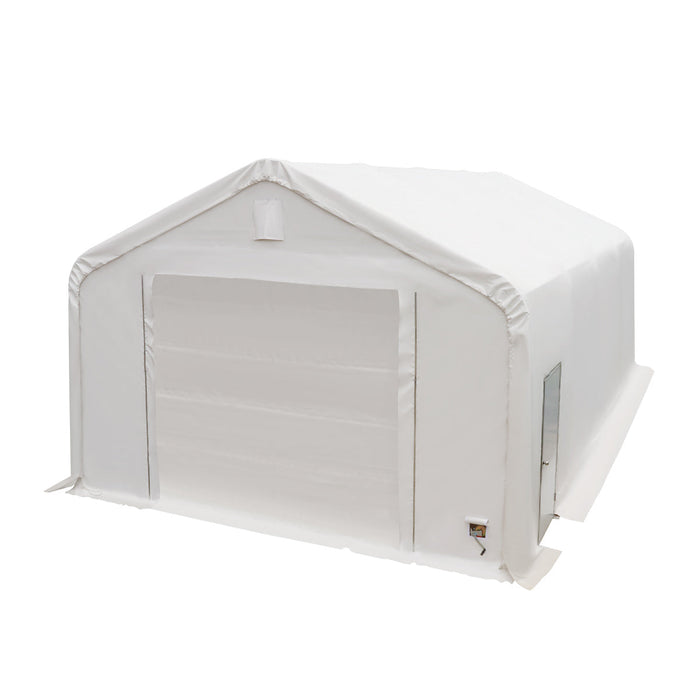 TMG Industrial Pro Series 20' x 30' Dual Truss Storage Shelter with Heavy Duty 17oz PVC Cover, TMG-DT2031-PRO (Previously DT2030-PRO)
