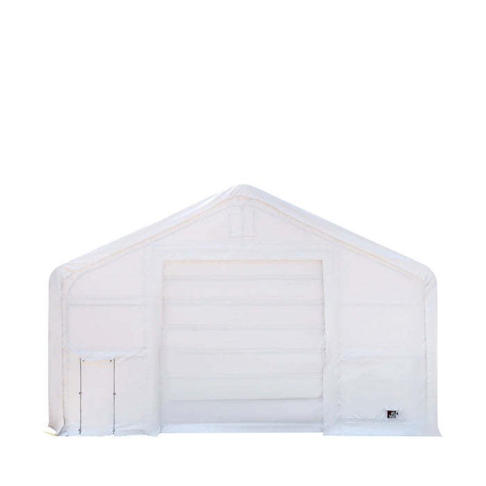 TMG Industrial 30' x 40' Dual Truss Storage Shelter with Heavy Duty 17 oz PVC Cover, TMG-DT3041