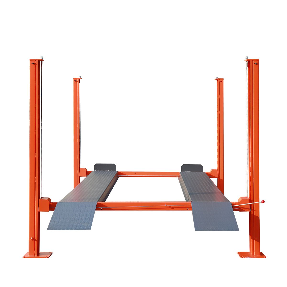 TMGFPL09XL 9,000 lb XL FourPost Auto Lift with Removable Ramps — TMG