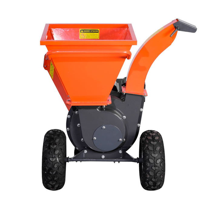 TMG Industrial 3-in-1 3” Wood Chipper, Shredder & Vacuum, ATV Tow-Behind, 7 HP Kohler Engine, 6" Suction Port, 8’ Vacuum Hose, TMG-GWC3