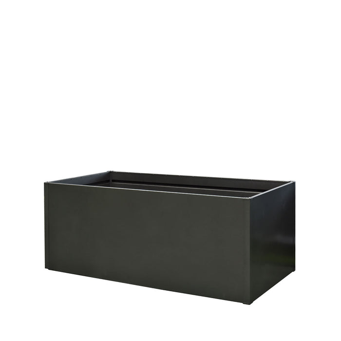 TMG Industrial Rectangular Metal Raised Garden Bed, 79” Bed Planting, Galvanized & Powder Coated, TMG-MGB79