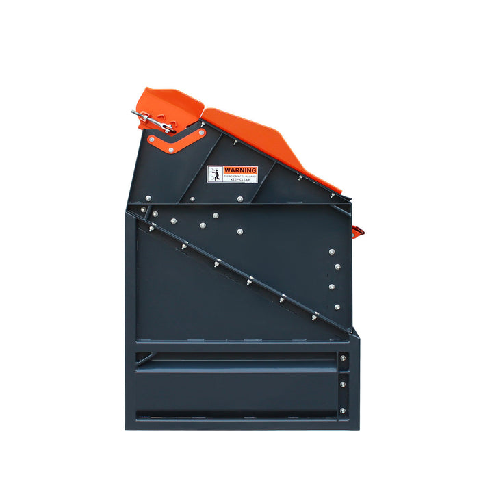 TMG Industrial 70” Vibratory Topsoil Rock Screen, 5.5 HP Kohler Engine, Cantilever Leaf-Springs, 30° Screen Deck, TMG-RSV70G